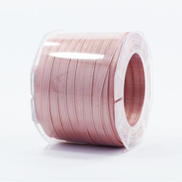 Furlanis nastro di raso rosa antico chiaro colore 552 mm.6 Mt.100