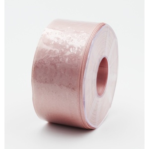 Furlanis nastro di raso rosa antico chiaro colore 552 mm. 48 Mt. 25