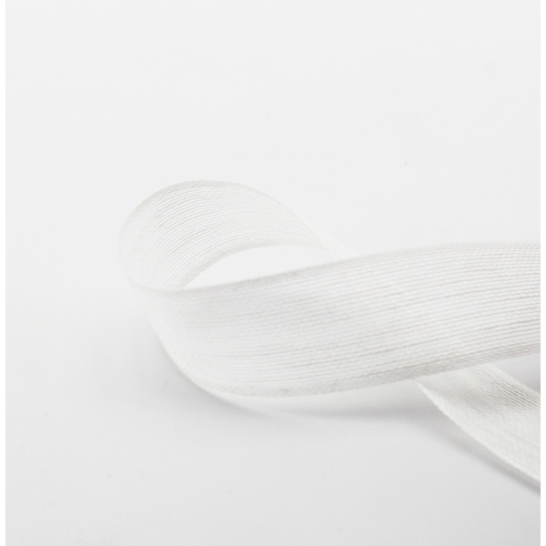 Furlanis nastro velo lino bianco colore 13 mm.24 Mt. 15
