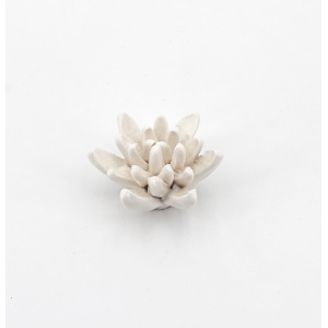Bomboniera in porcellana fiore bianco Pz. 23