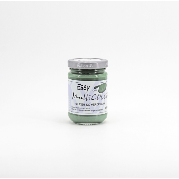 Colore acrilico verde oliva extrafine permanente 130 ml. Pz. 1