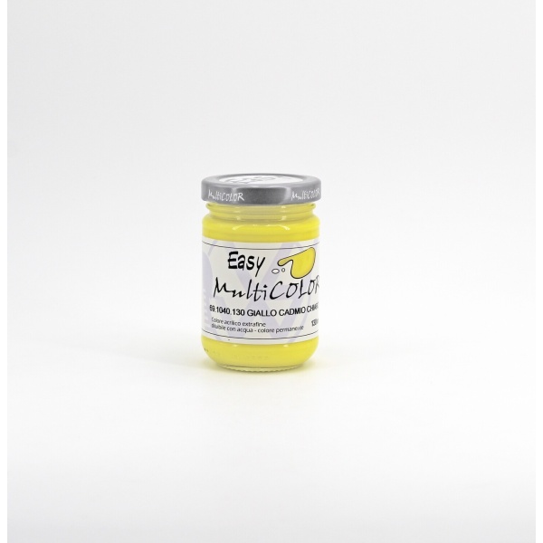 Colore acrilico giallo cadmio chiaro extrafine permanente 130 ml. Pz. 1