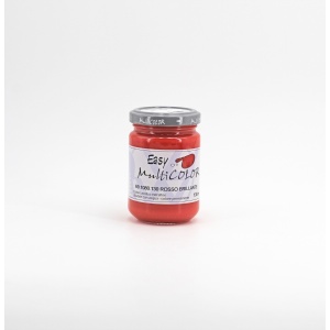 Colore acrilico rosso brillante extrafine permanente 130 ml. Pz. 1