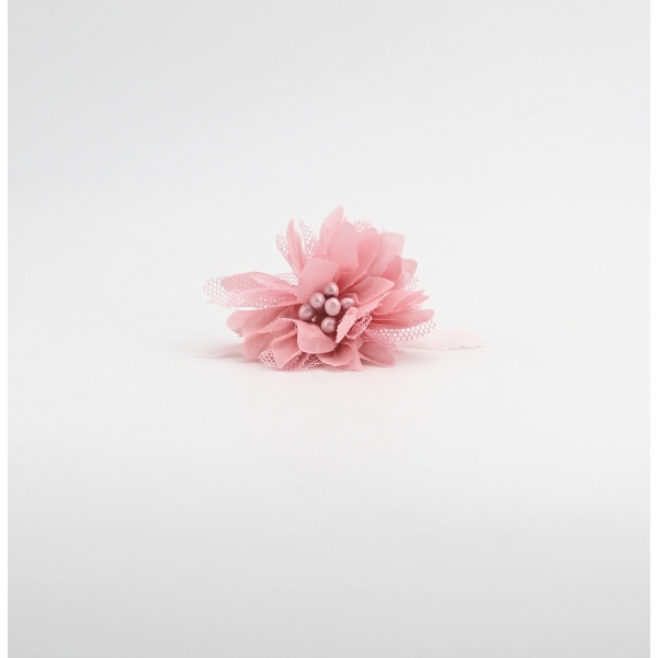 Applicazione fiore rosa dafne piccolo Pz. 12