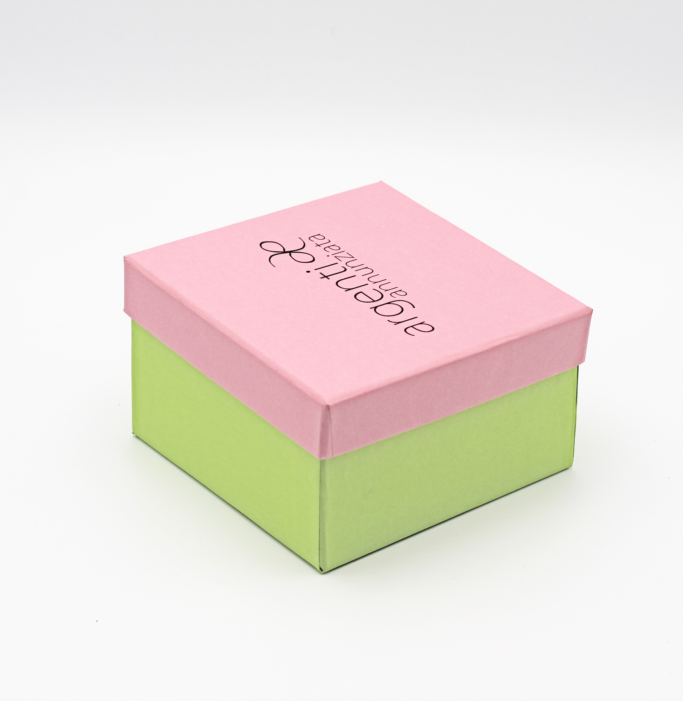 Set box rosa portaciuccio con catenella Pz. 1