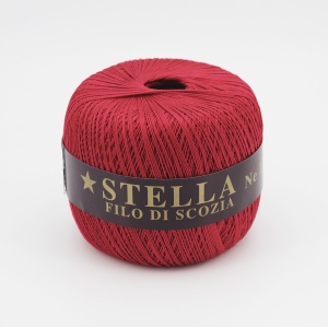 Silke by Arvier Filo di scozia stella colore 620 Rosso scuro misura 16/3 grammi 100 Pz. 10