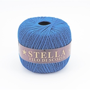 Silke by Arvier Filo di scozia stella colore 77 Bluette  misura 16/3 grammi 100 Pz. 10