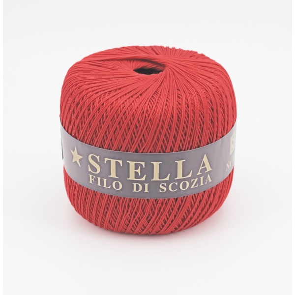 Silke by Arvier Filo di scozia stella colore 13 Rosso misura 8/3 grammi 100 Pz. 10