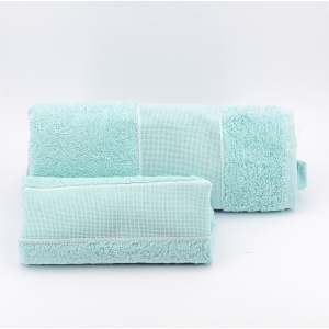 Set asciugamani da bagno verde Pz. 1