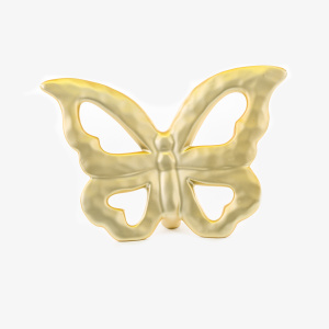 Bomboniera farfalla grande colore oro Pz. 1