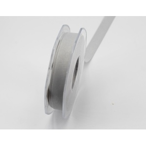 Furlanis nastro Eco- Taffetà grigio perla colore 73 mm.15 Mt. 25