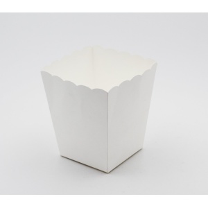 Scatolo vaso contenitore white confezioni da pz. 10